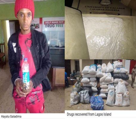 NDLEA intercepts fake soldier with drugs, walkie-talkie sets, ammunition, ATM, simcards for bandits