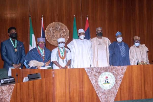 Buhari confers NNOM award on 3 distinguished Nigerians in Medicine & Science