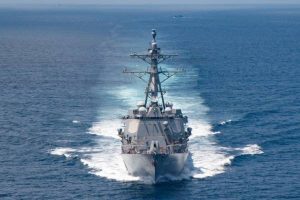 US WARSHIPS TRANSIT THROUGH TAIWAN STRAIT