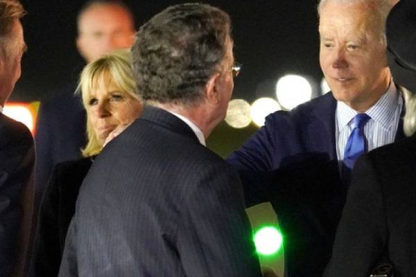 President Biden arrives London for Queen's Burial