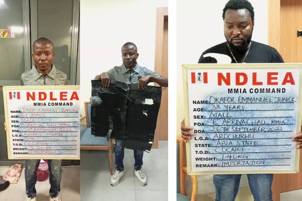 Ex-footballer, Brazilian returnee arrested at Lagos airport for cocaine trafficking