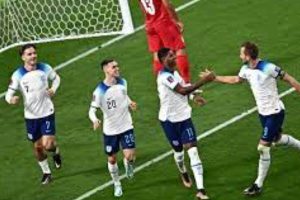 Saka nest brace as England Thrash Iran