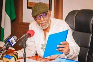 AKEREDOLU SIGNS ONDO 2023 BUDGET INTO LAW