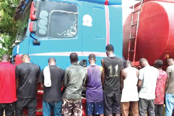 NSCDC INTERCEPS 45000 LITRES OF PETROL IN PLATEAU