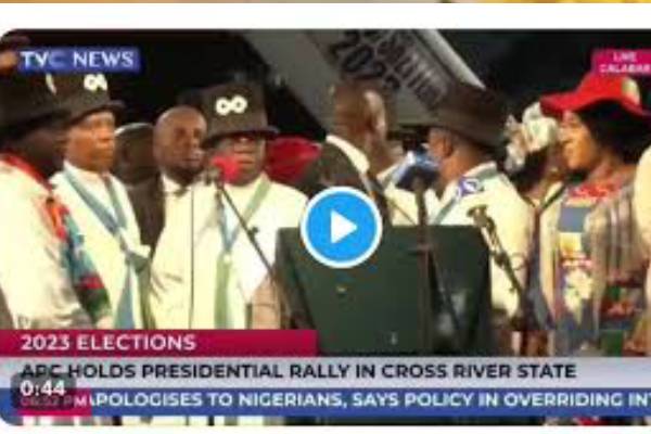 TINUBU HAS RENEWED OUR HOPE IN DEVELOPMENT, NIGERIA - CROSS RIVER APC