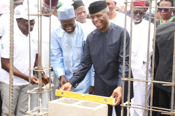 VP Osinbajo lays foundation of first solar cells production plant in Nasarawa